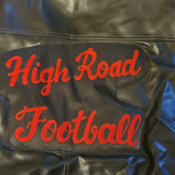 Birdie Varsity/Letterman Wool and Faux Leather (HIGH ROAD FOOTBALL) Jacket - Picture 14 of 16